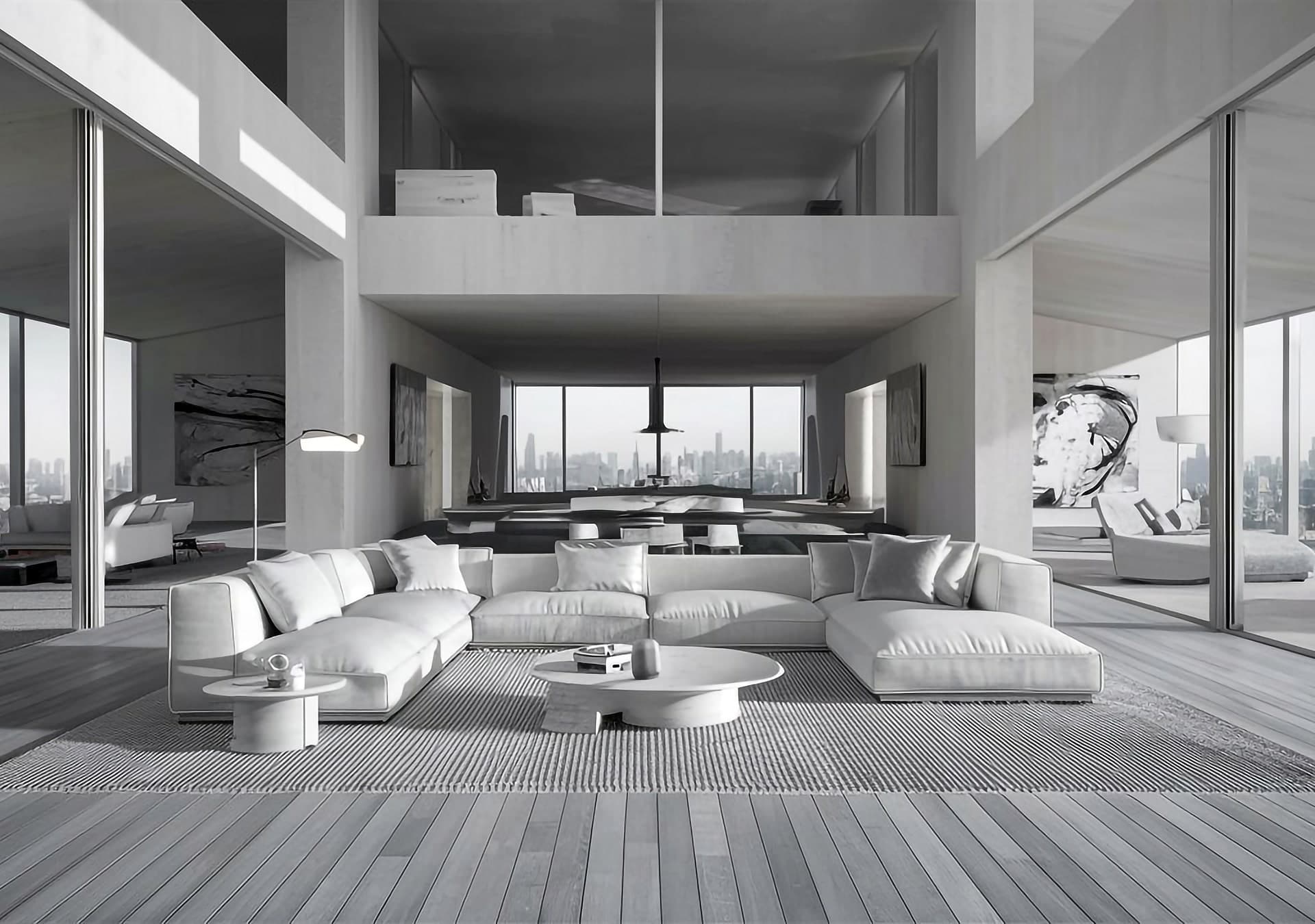 Industrial elegance condo