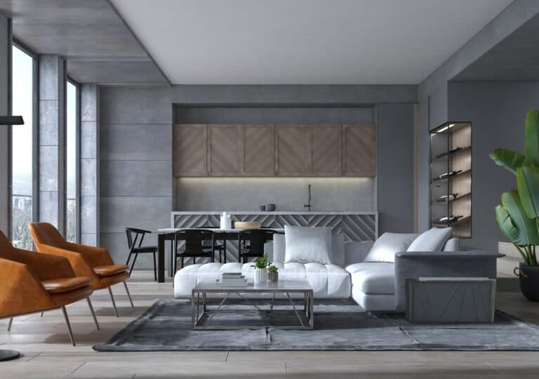 Industrial elegance condo